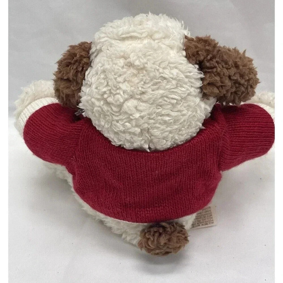 Dan Dee  Valentines Dog with Red Heart sweater  Plush Stuffed Animal Toy - Picture 9 of 14